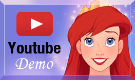 Portrait de princesse sur Youtube