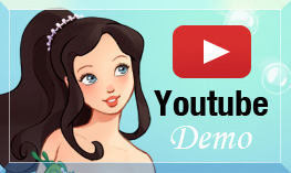 Jeu d'habillage démonstration sur Youtube