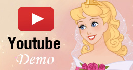 Jeu princesse de conte sur Youtube