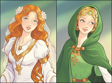Jeu habillage princesse celtique